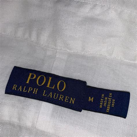 polo ralph lauren clothes tags.